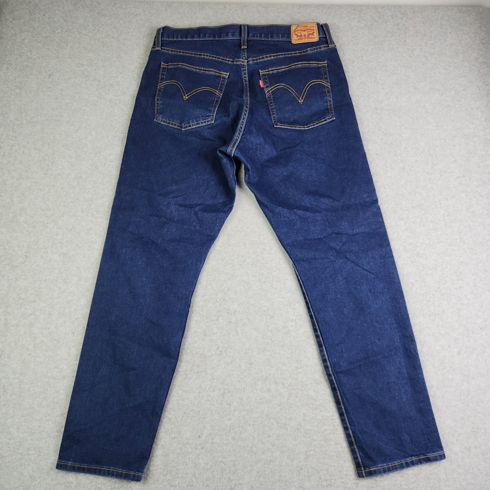 Levi's Jeans Mens 32 Blue Denim‎ Stretch Casual Streetwear Grunge Regular Fit